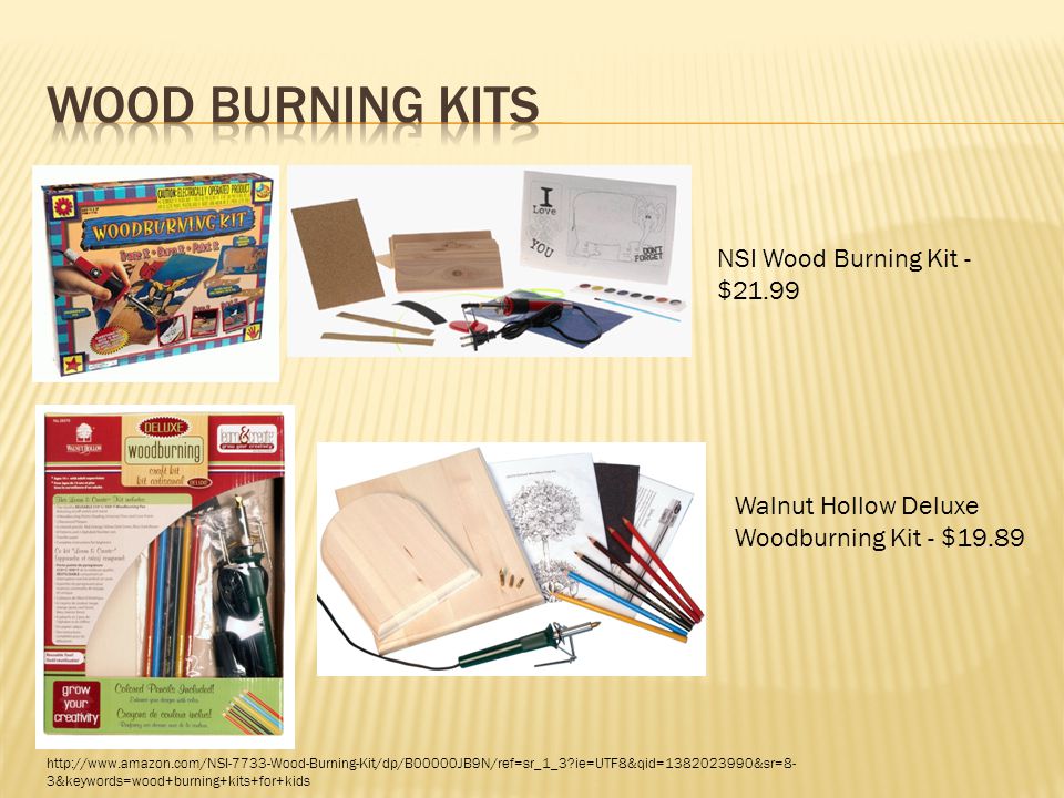 NSI Wood Burning Kit, Black