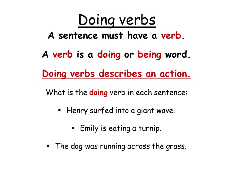 sentences objectives to be able to identify the features of a