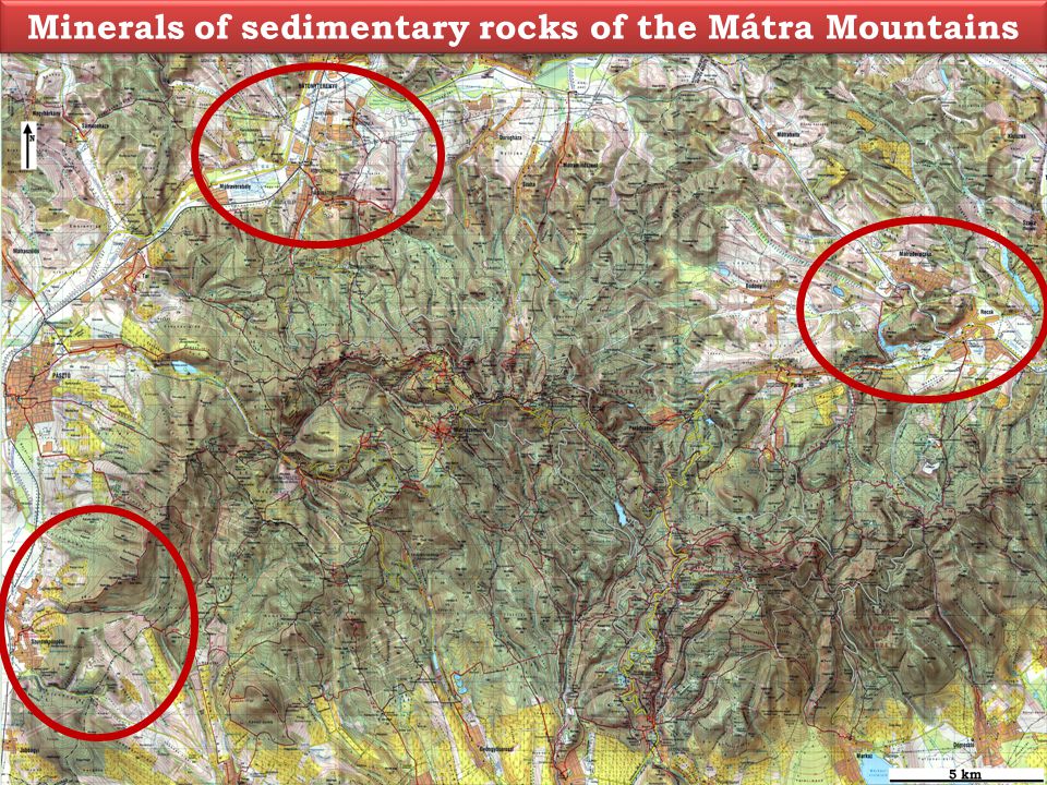 Minerals of sedimentary rocks of the Mátra Mountains