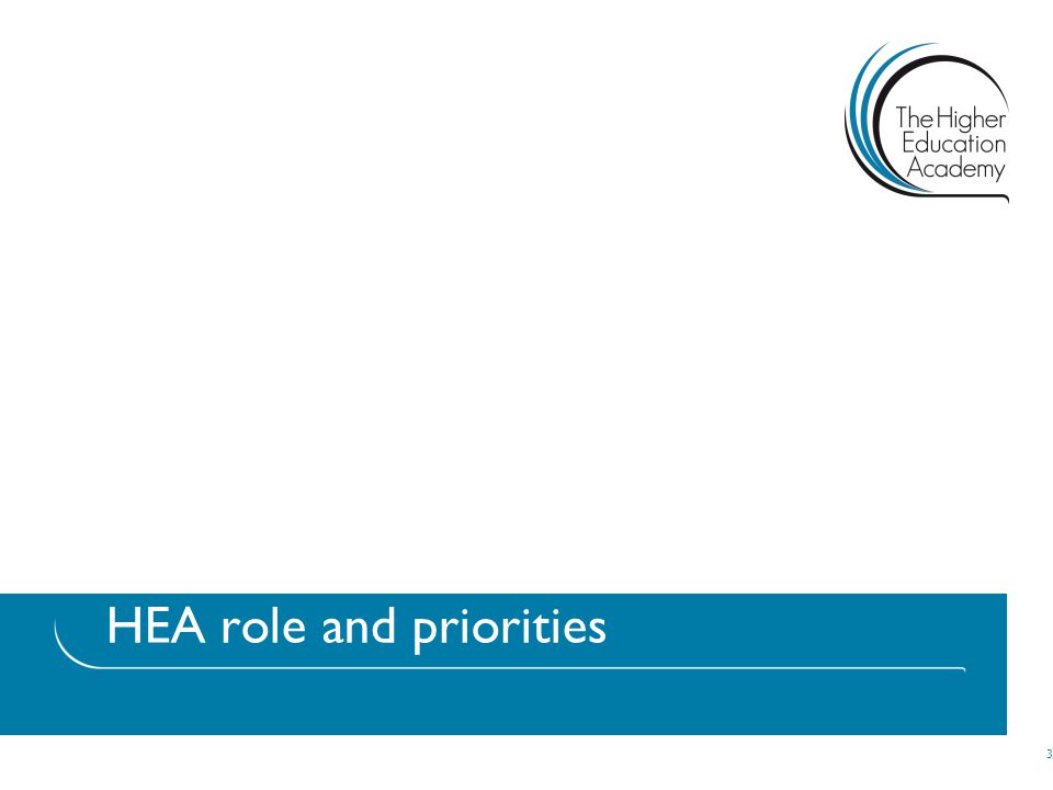 HEA role and priorities 3