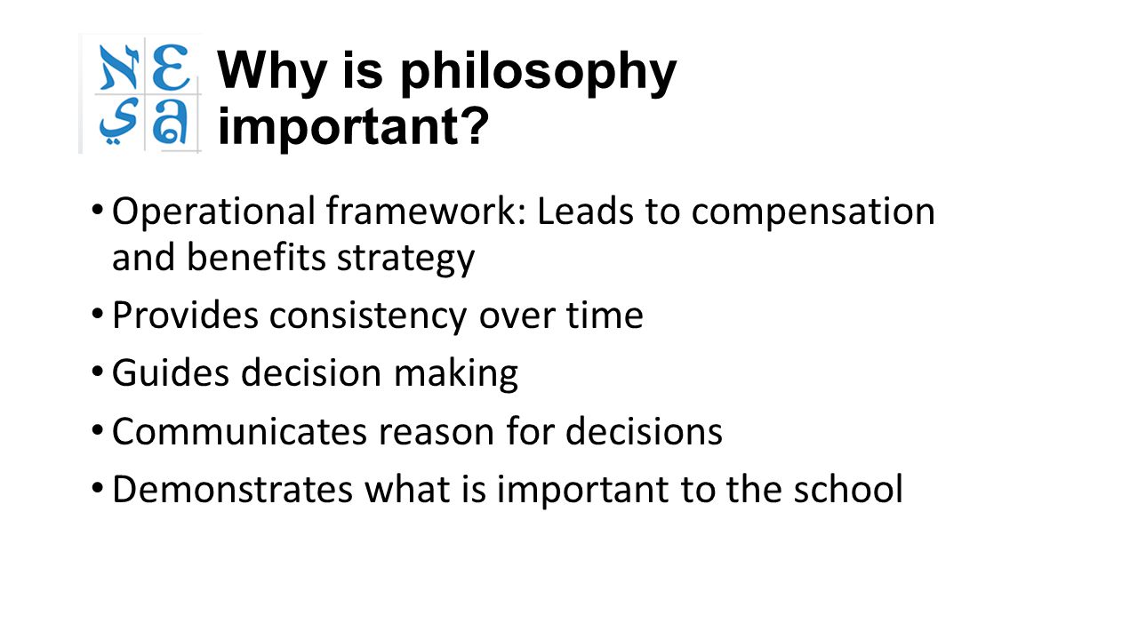 Why is philosophy important.