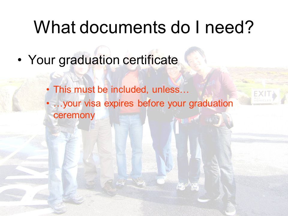 What documents do I need.