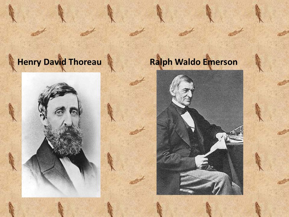 Henry David ThoreauRalph Waldo Emerson