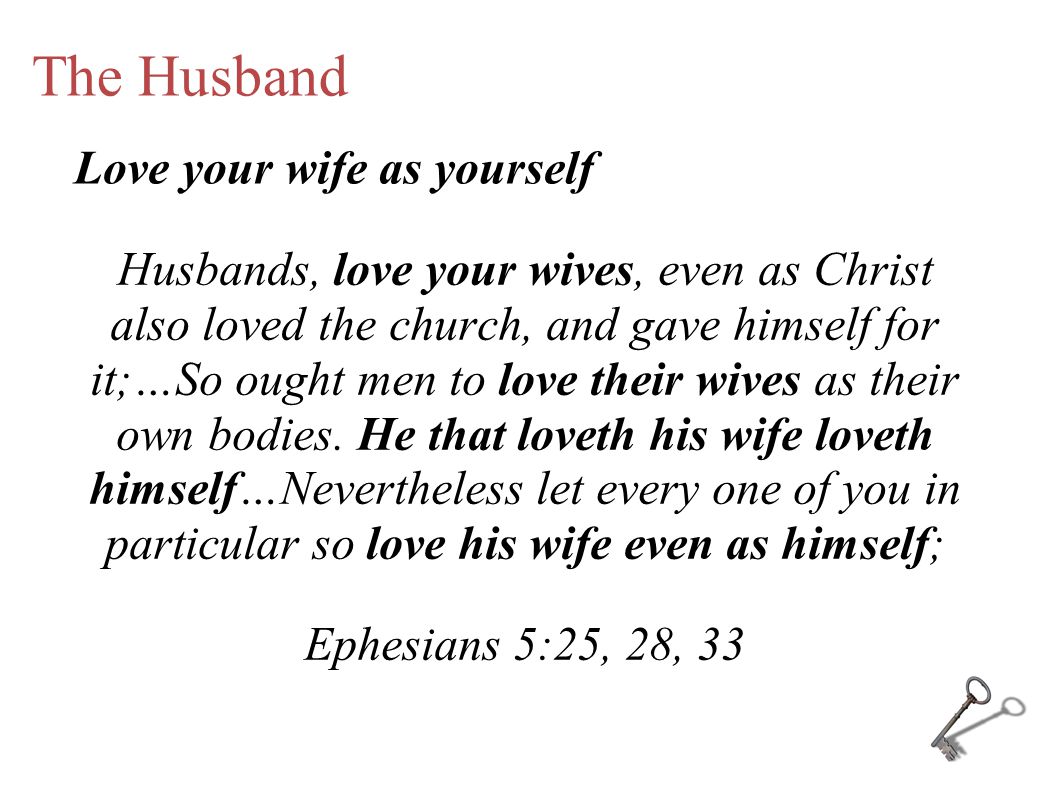 love your husband love yourself