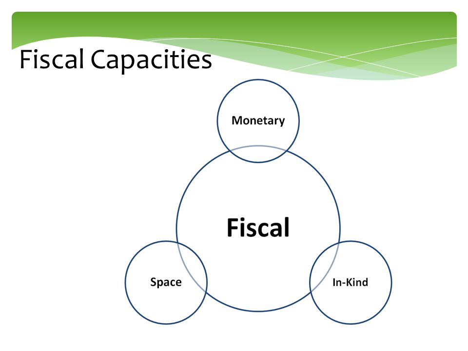 Fiscal Capacities