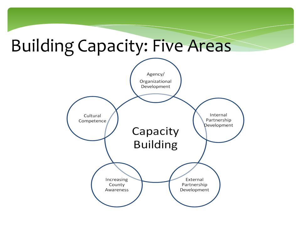 Building Capacity: Five Areas