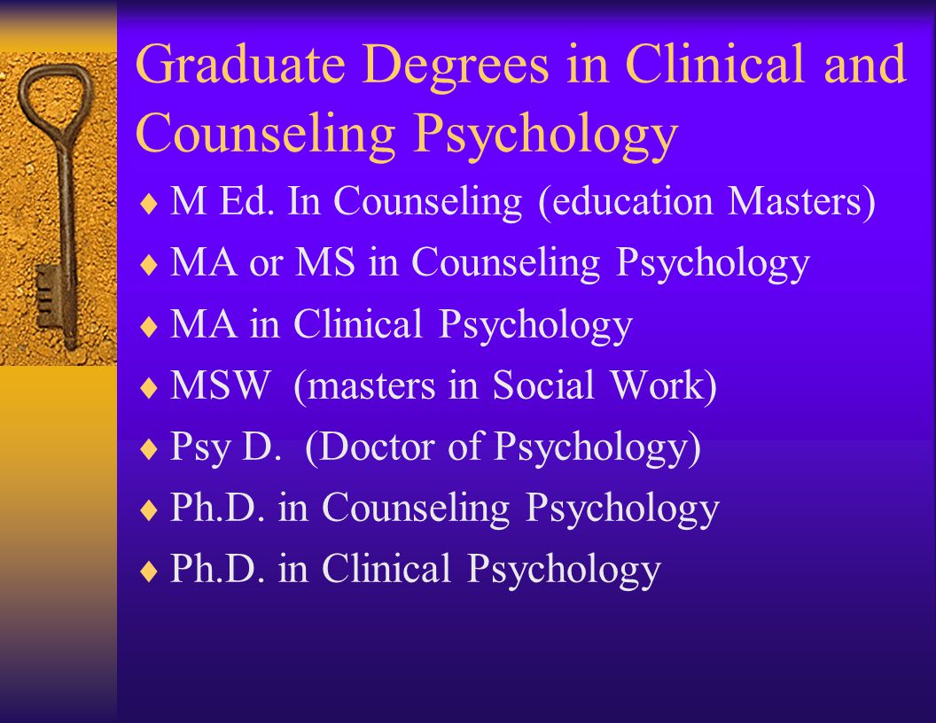 Graduate Programs in Psychology Dr. Michael Anziano
