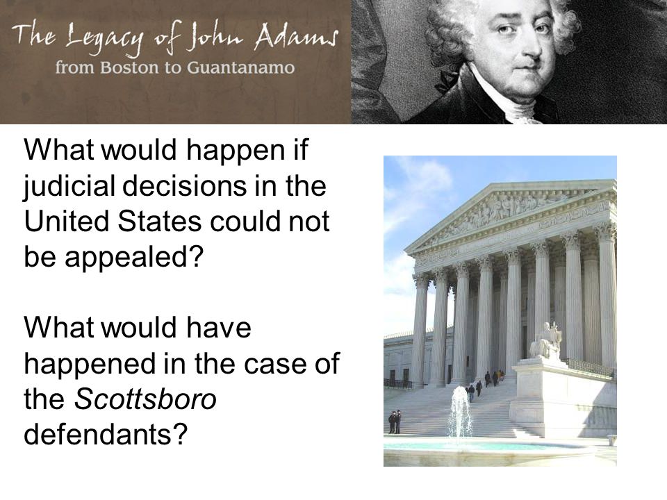 What would happen if judicial decisions in the United States could not be appealed.