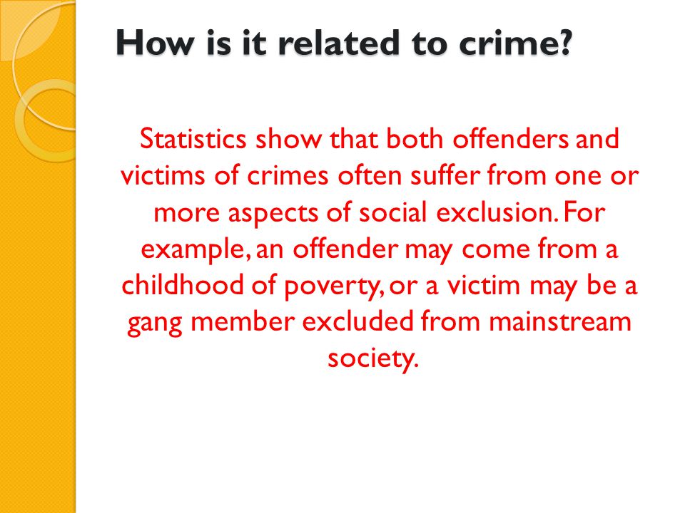 is crime a social issue