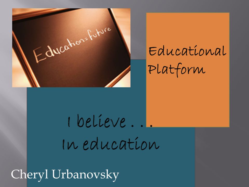 Educational Platform Cheryl Urbanovsky
