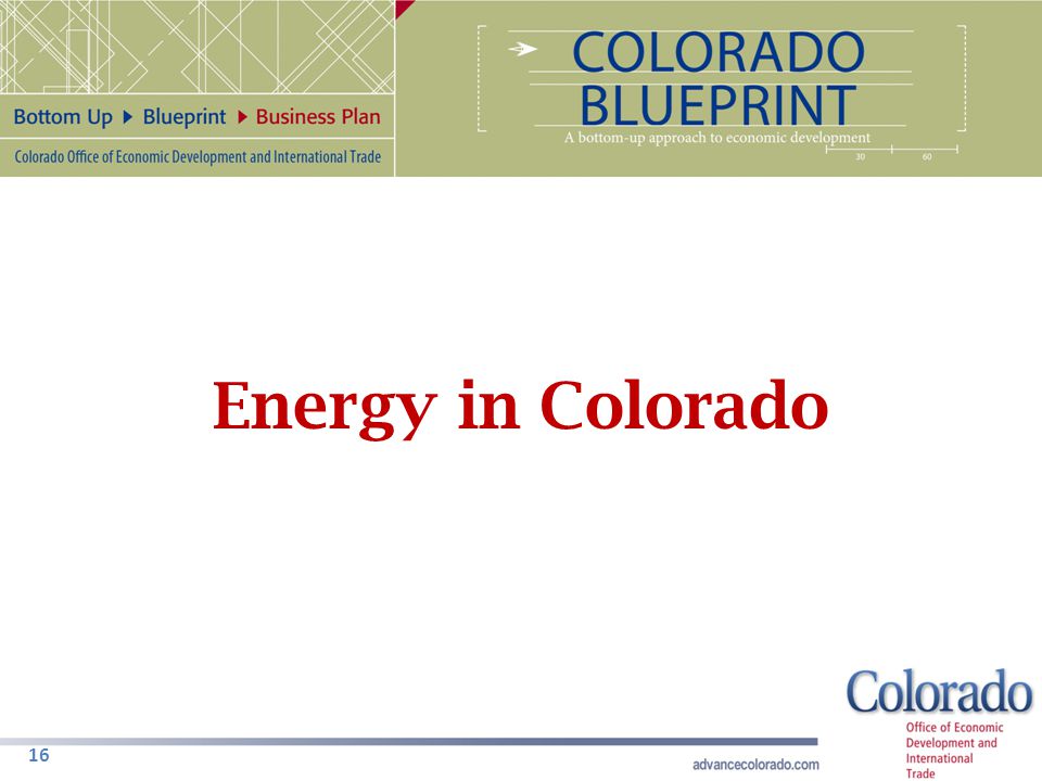 16 Energy in Colorado