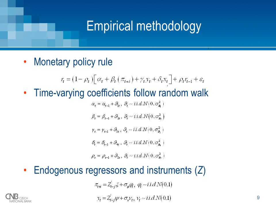 How Does Monetary Policy Change? Evidence on Inflation Targeting Countries  Jaromír Baxa, Charles University, Prague Roman Horváth, Czech National  Bank. - ppt download