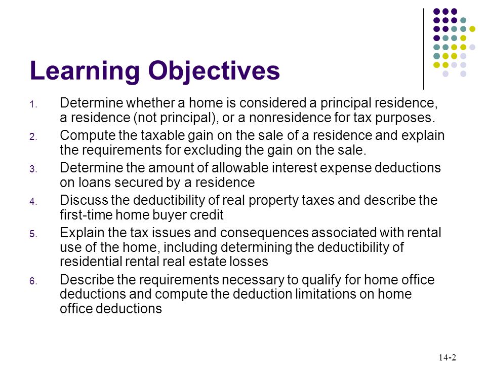 14-2 Learning Objectives 1.