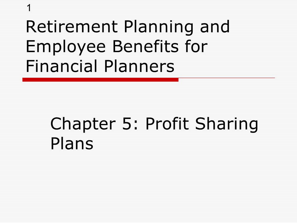 1 retirement planning and