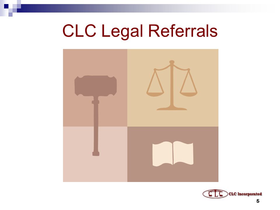 5 CLC Legal Referrals