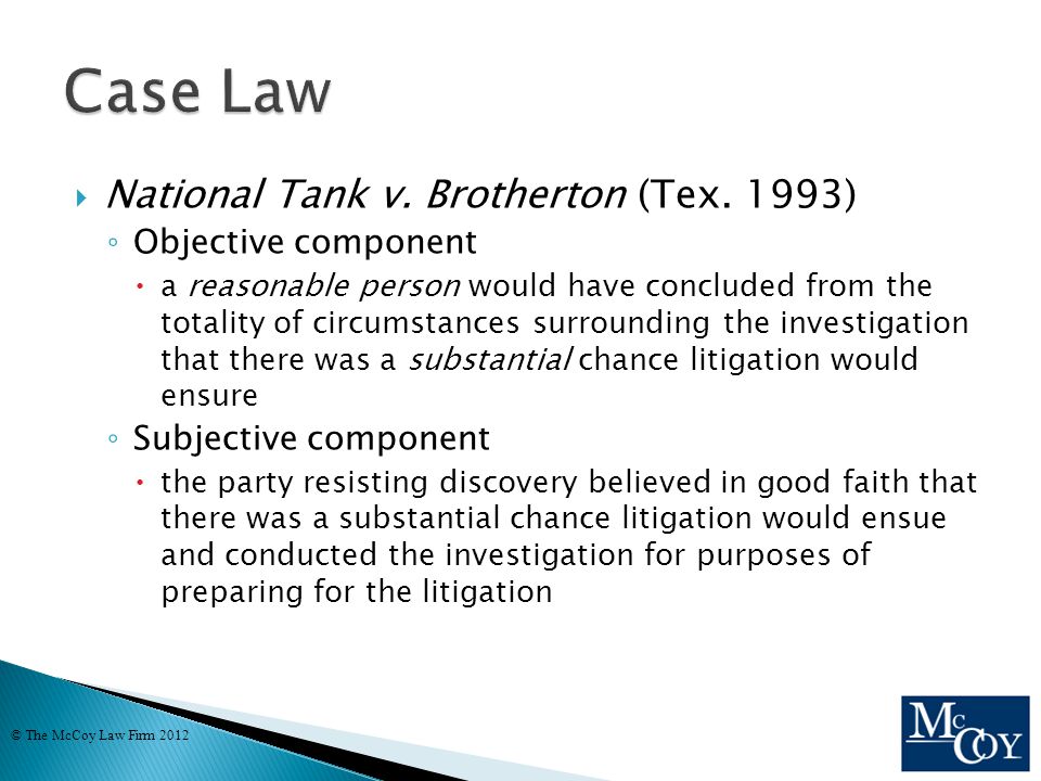  National Tank v. Brotherton (Tex.