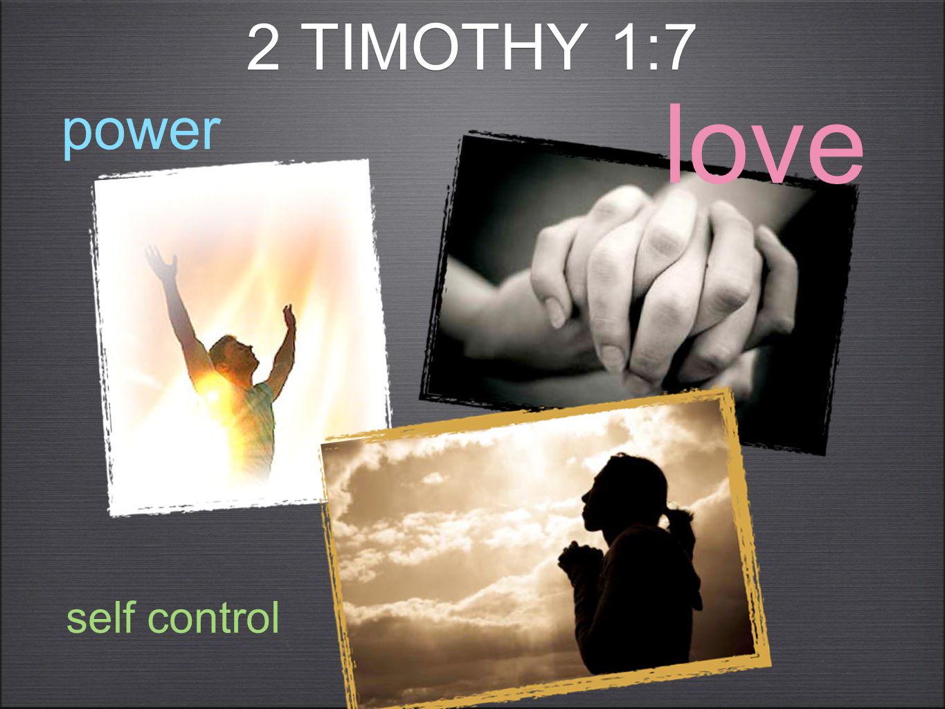 power self control love