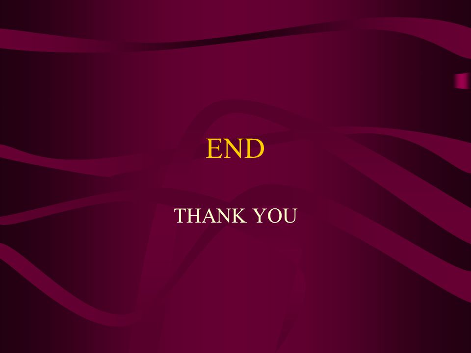 END THANK YOU
