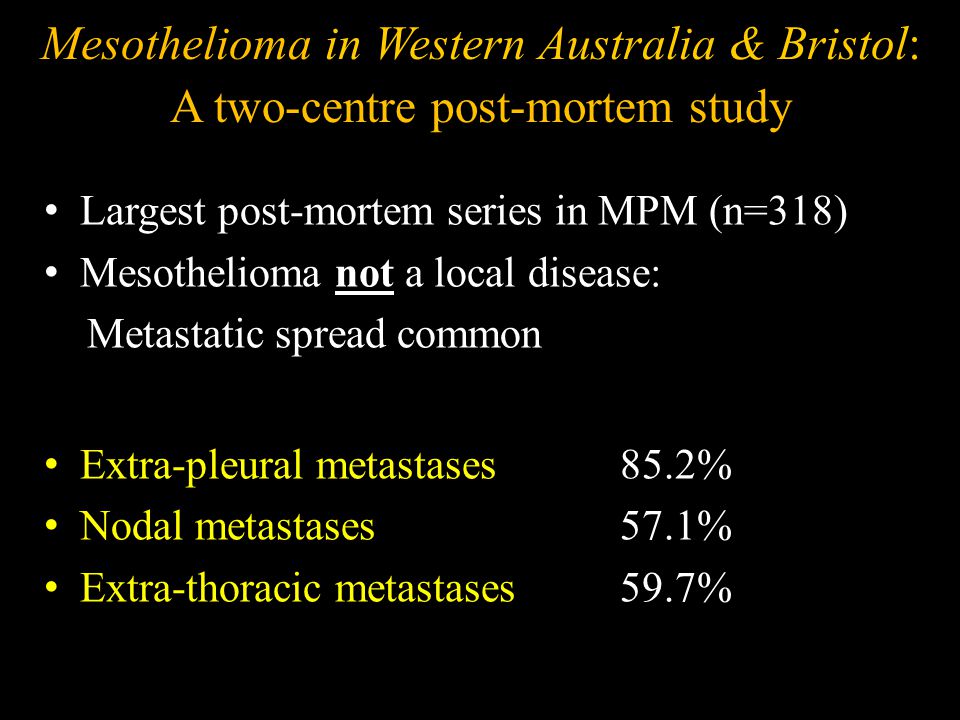 mesothelioma cancer australia