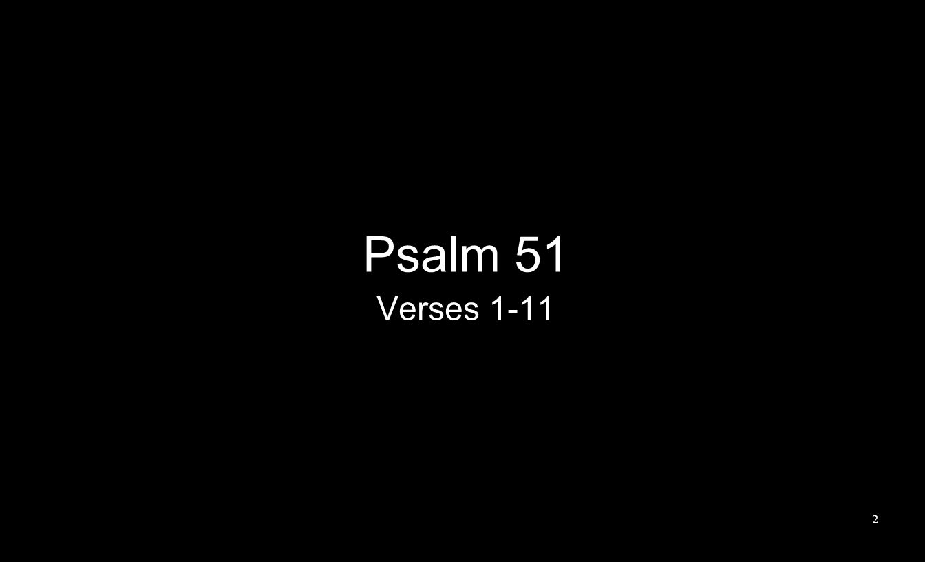 Psalm 51 Verses