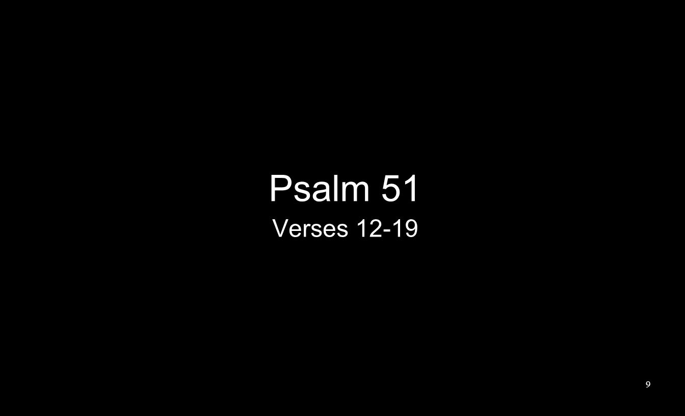 Psalm 51 Verses