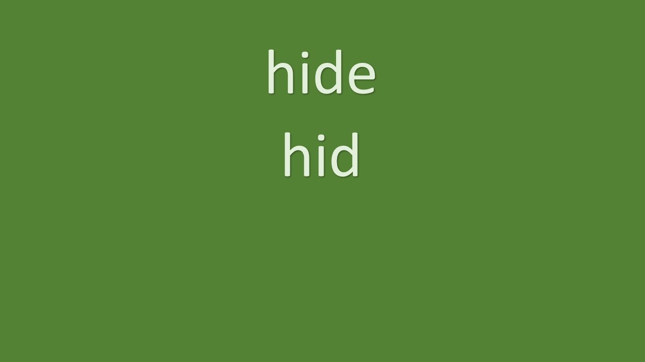 hide hid