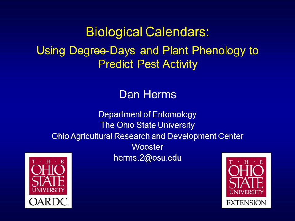 Plant Phenology Chart