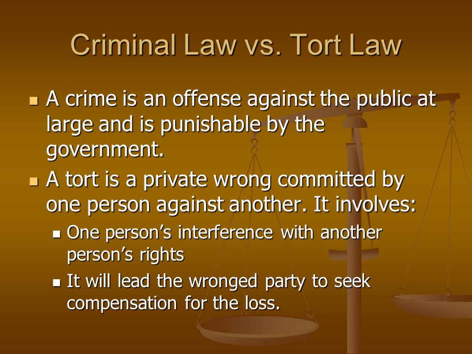 Criminal Law vs.