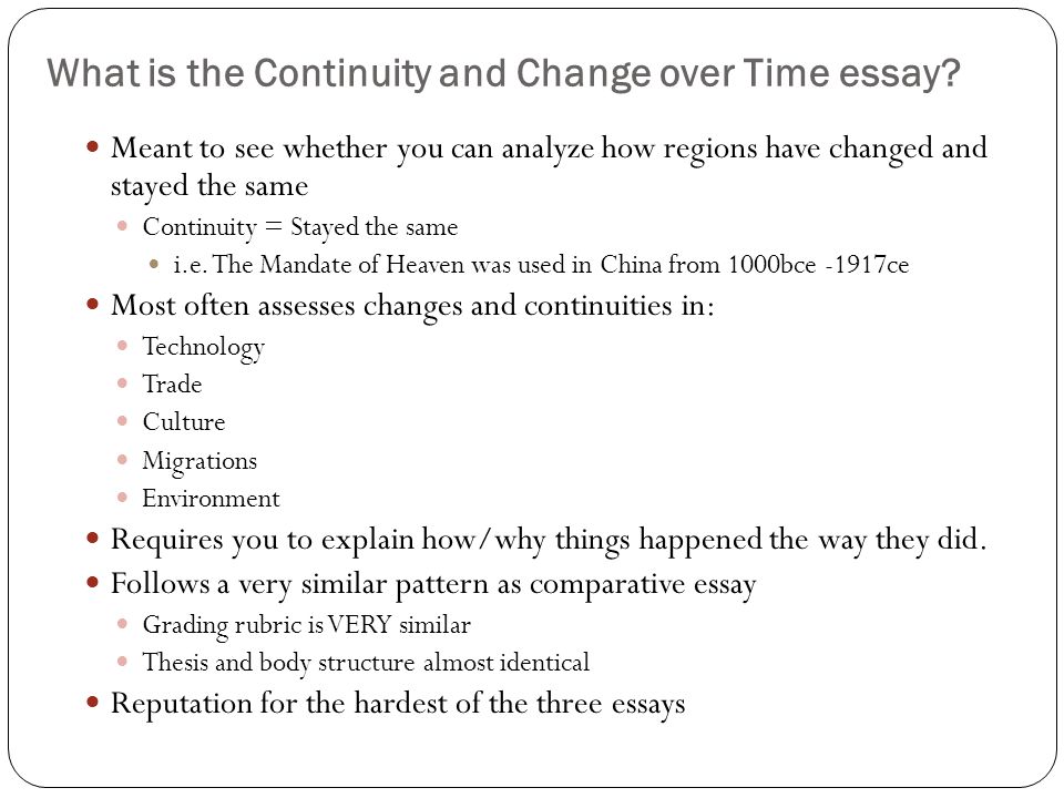 an introduction to the free response essay format continuity and introduction essay format