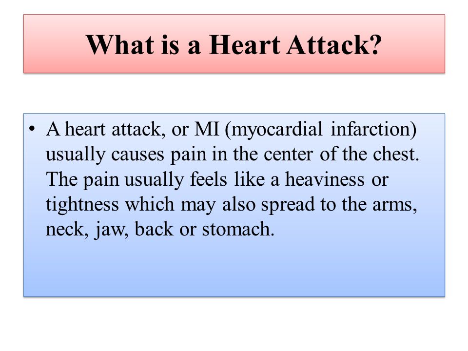What is a Heart Attack.