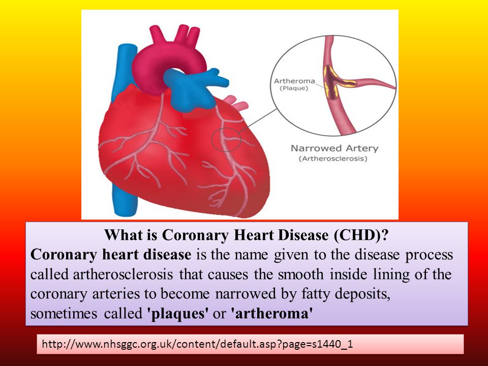 What is Coronary Heart Disease (CHD).