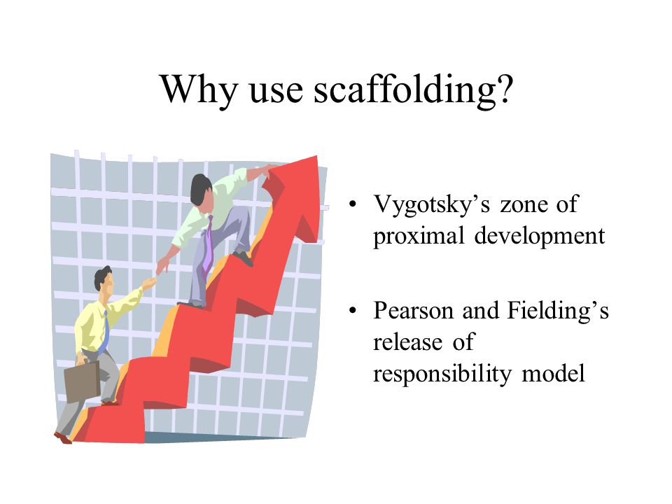 Why use scaffolding.