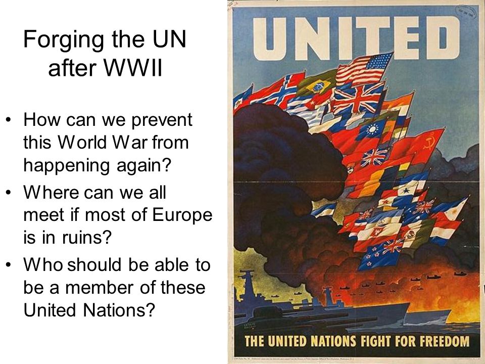 united nations after ww2
