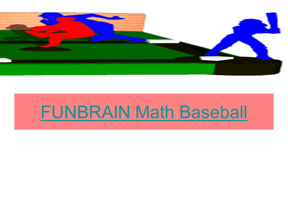 FUNBRAIN Math Baseball