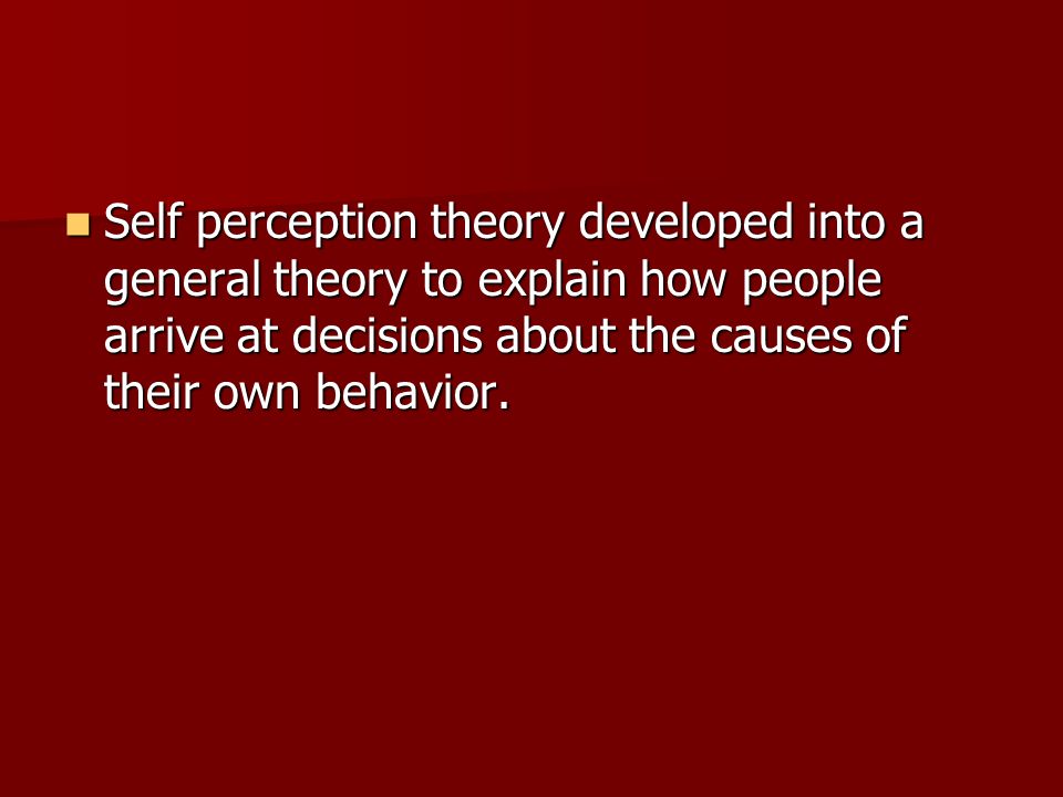 perception theory definition