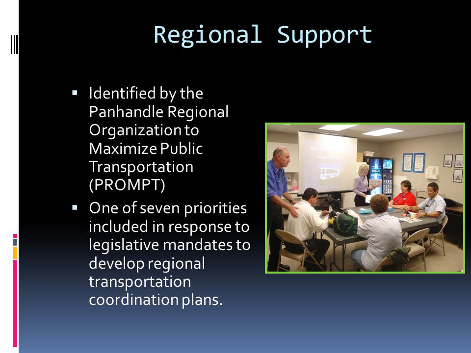 Transportation Challenges  In 2006, Amarillo City Transit projected potential cutbacks in para-transit services due to shrinking FTA dollars.