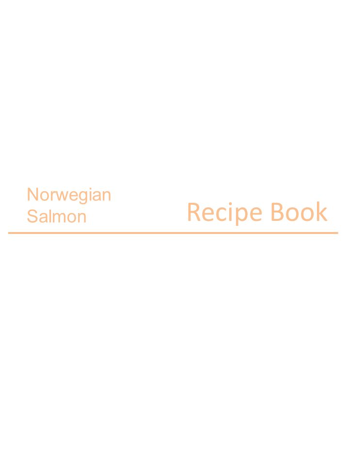 Norwegian Salmon Recipe Book