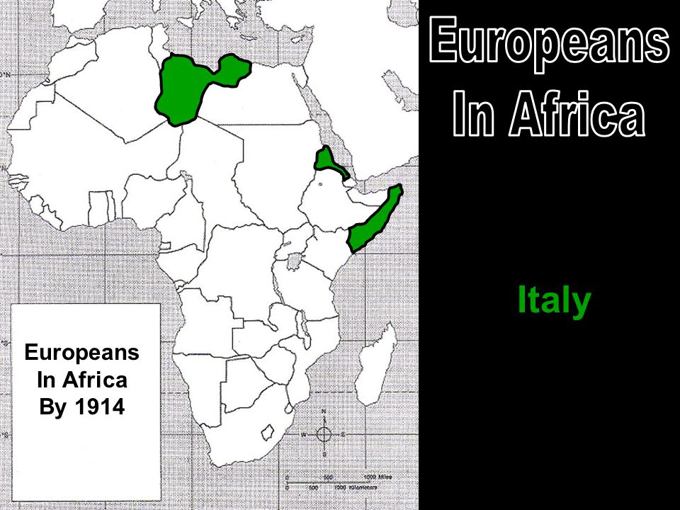 Italy Europeans In Africa By 1914