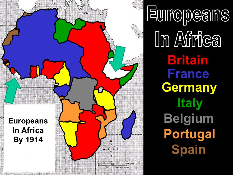 Britain France Germany Italy Portugal Belgium Spain Europeans In Africa By 1914