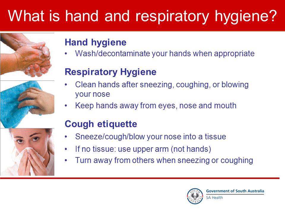 What is hand and respiratory hygiene.