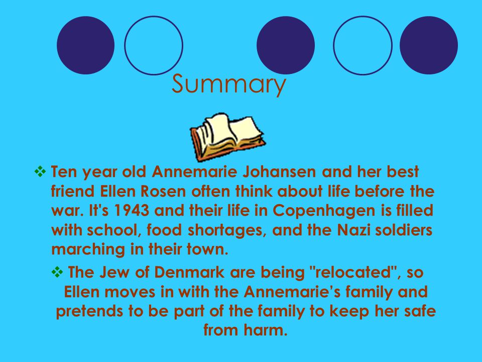 number the stars book summary