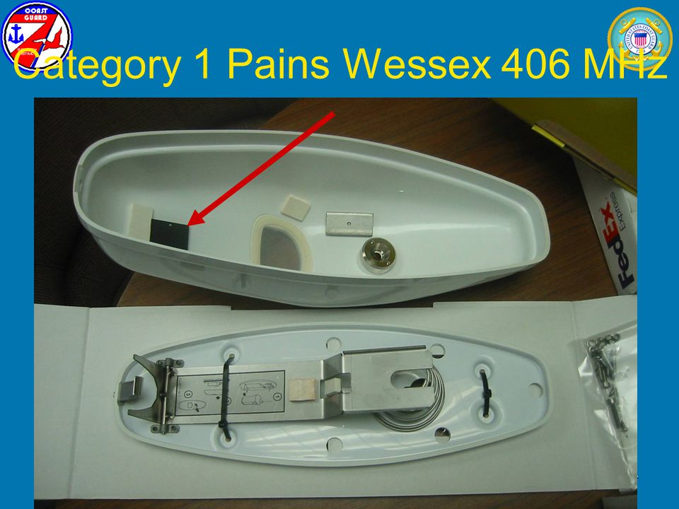 January 2009L. T. Yabrough, U.S. Coast Guard34 Category 1 Pains Wessex 406 MHz
