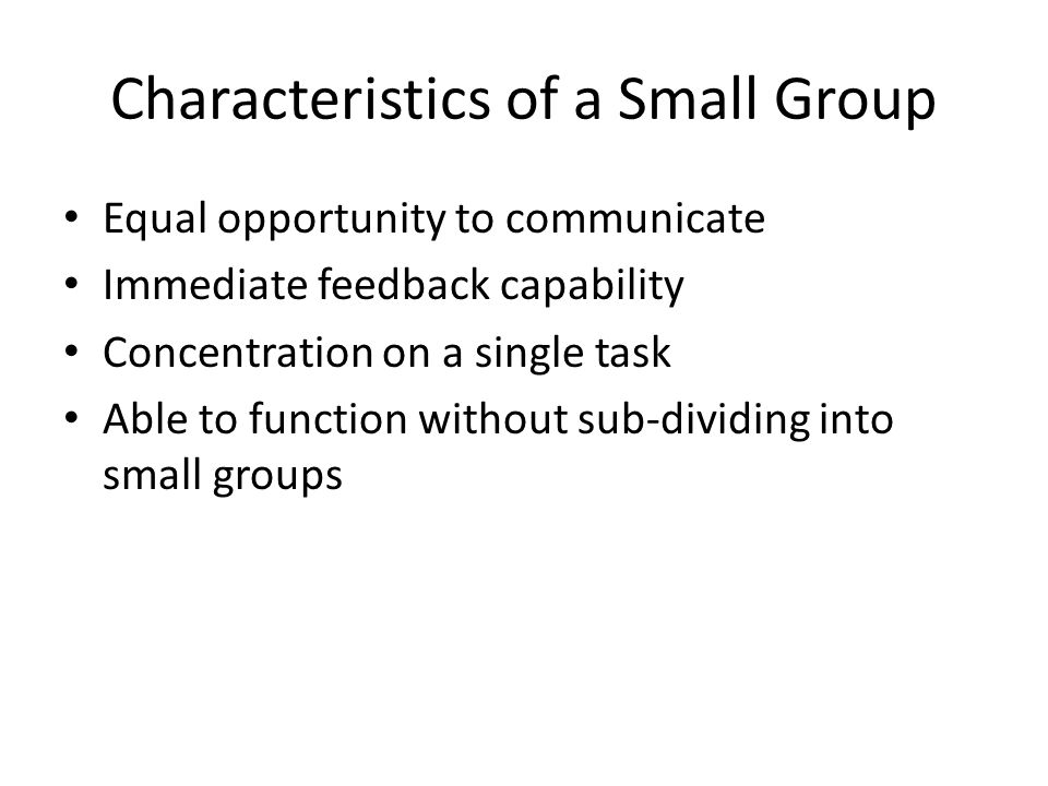 13.1 Understanding Small Groups – Communication in the Real World