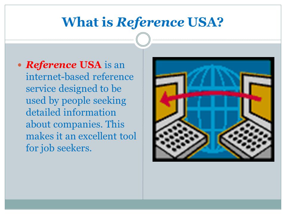 What is Reference USA.