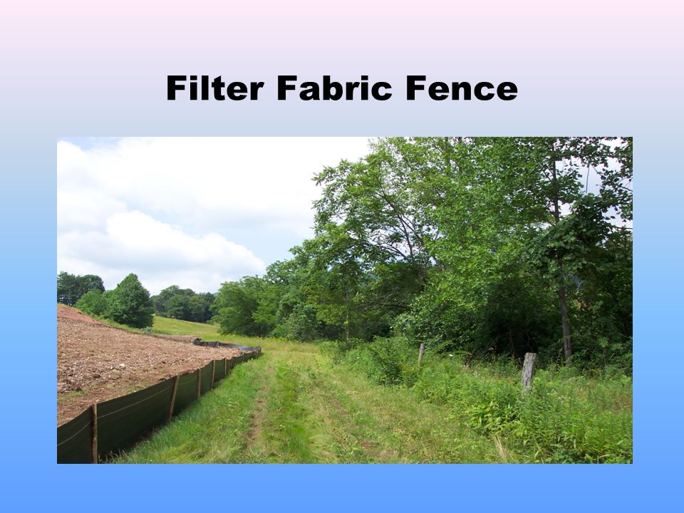 Filter Fabric Fence