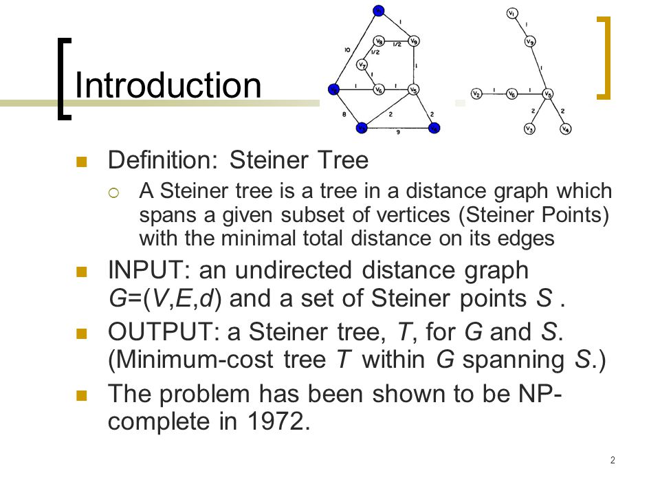 1 A Faster Approximation Algorithm For The Steiner Problem In 