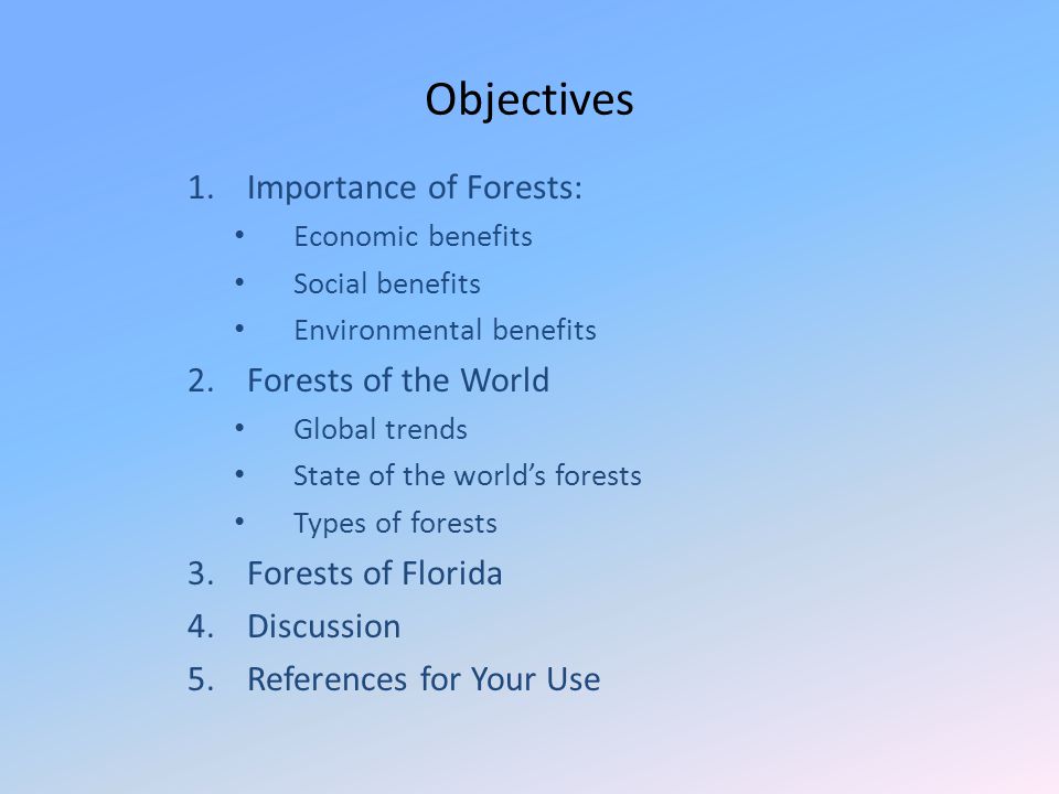 benefits of forest resources