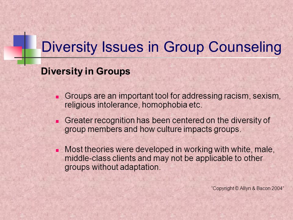 areas of diversity in counselling and helping