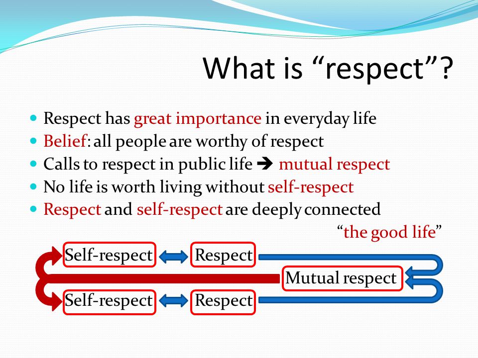 importance of respect for others