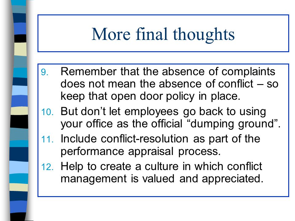 Solving Interpersonal Conflict On The Job A Deer Oaks Presentation